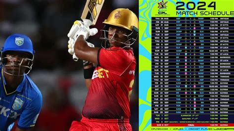 cpl t20 results|Matches .